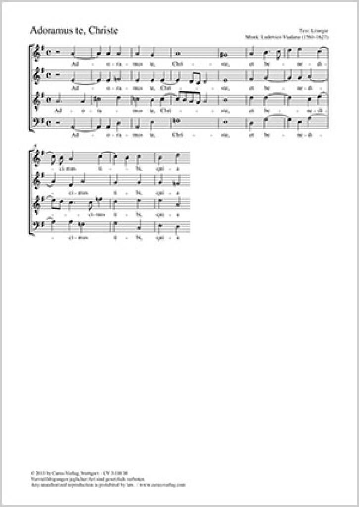 Adoramus te, Christe [Wir beten dich an, Christus]