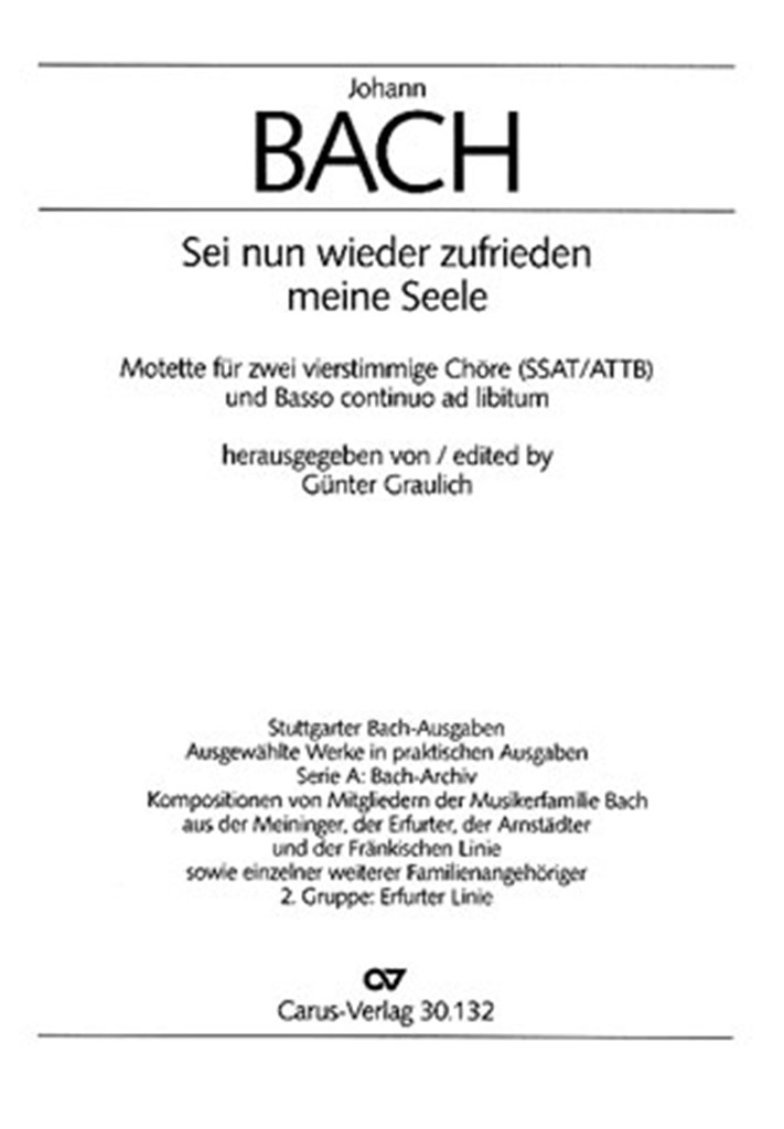 Sei nun wieder zufrieden