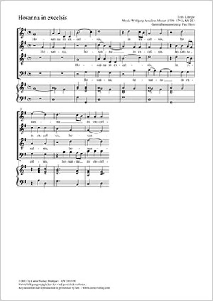 Hosanna in Excelsis