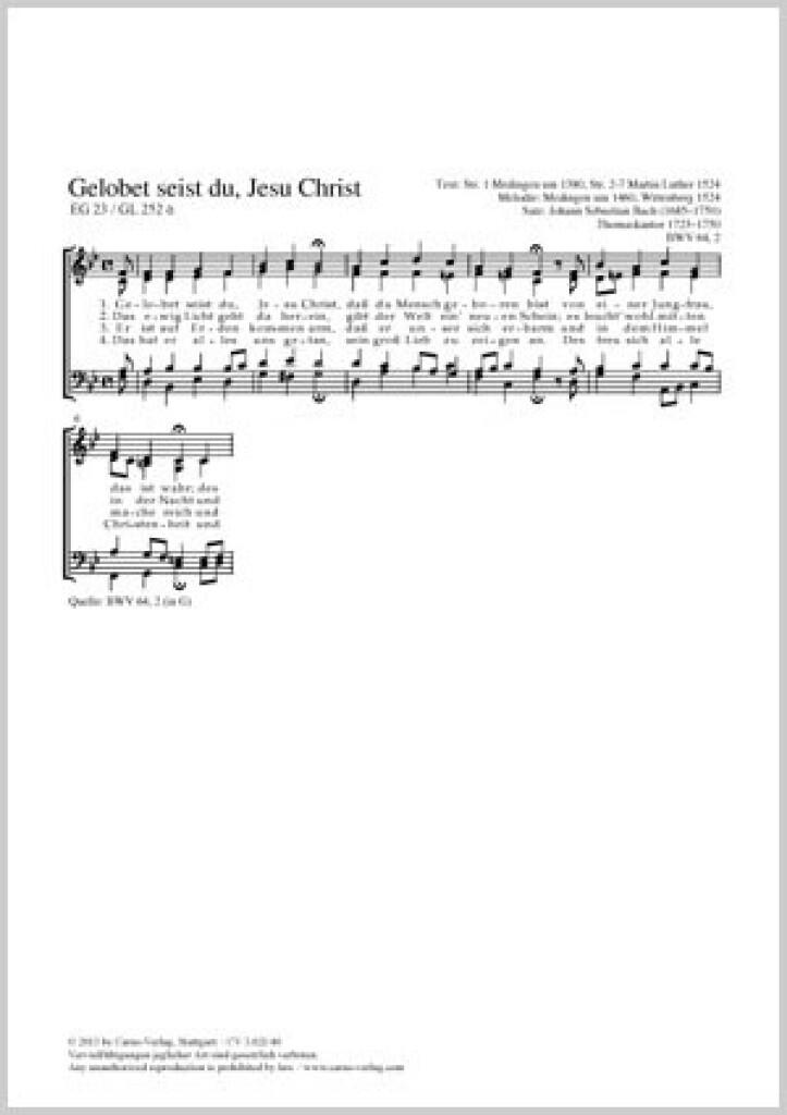 Gelobet seist du, Jesu Christ