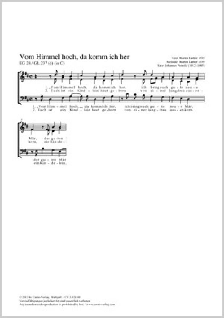 Vom Himmel hoch, da komm ich her