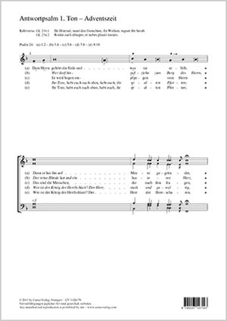 Antwortpsalm 1. Ton - Adventszeit