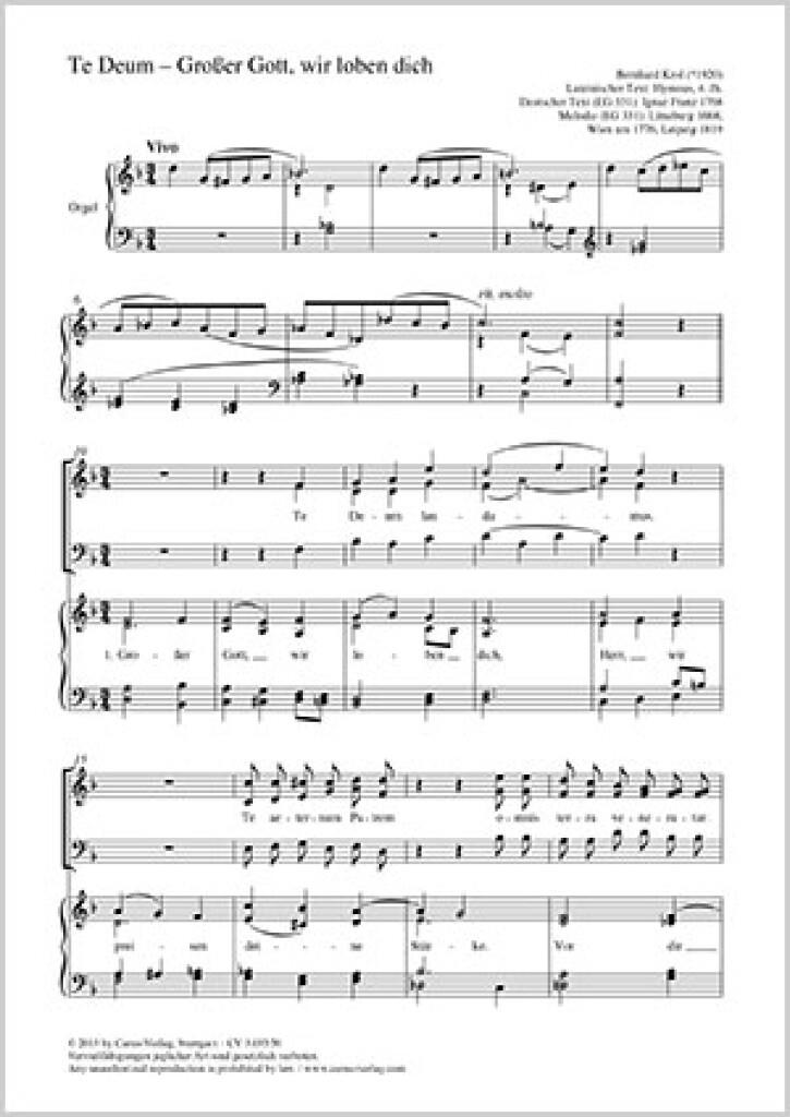 Te Deum - Großer Gott wir loben dich