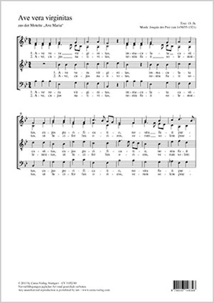 Ave vera virginitas