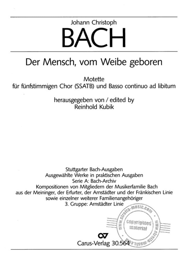 Der Mensch, vom Weibe geboren