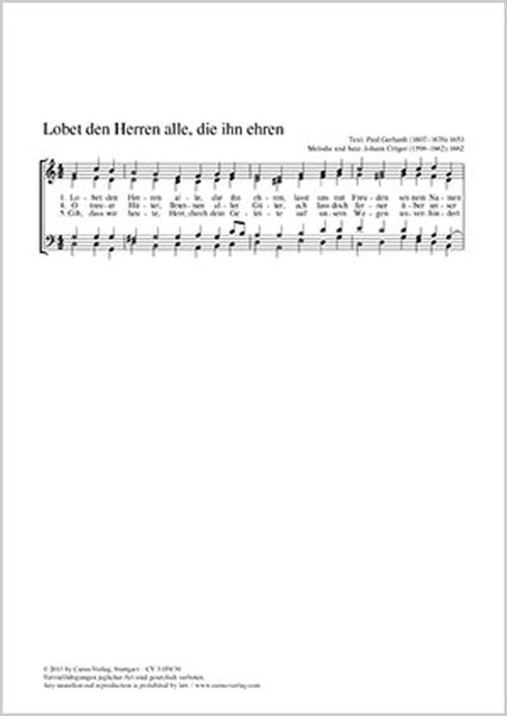 Lobet den Herren alle, die ihn ehren