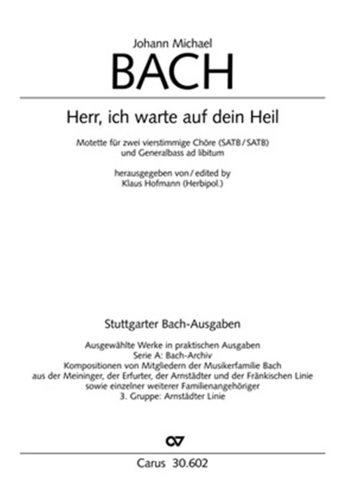 Herr, ich warte auf dein Heil