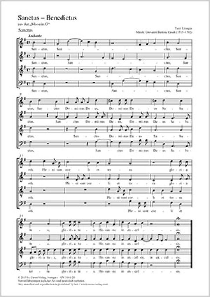 Sanctus - Benedictus