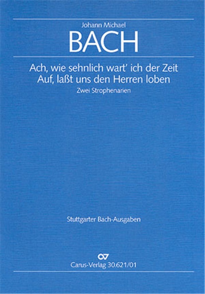 Bach, J.M.: Zwei Strophenarien