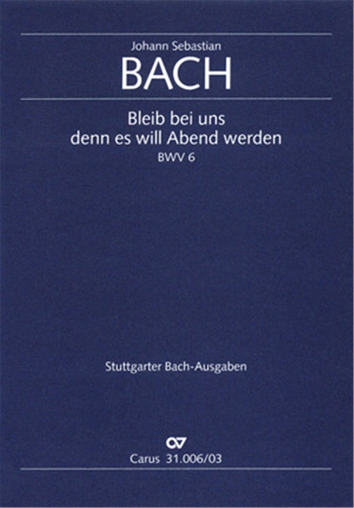 Kantate 006 Bleib Bei Uns