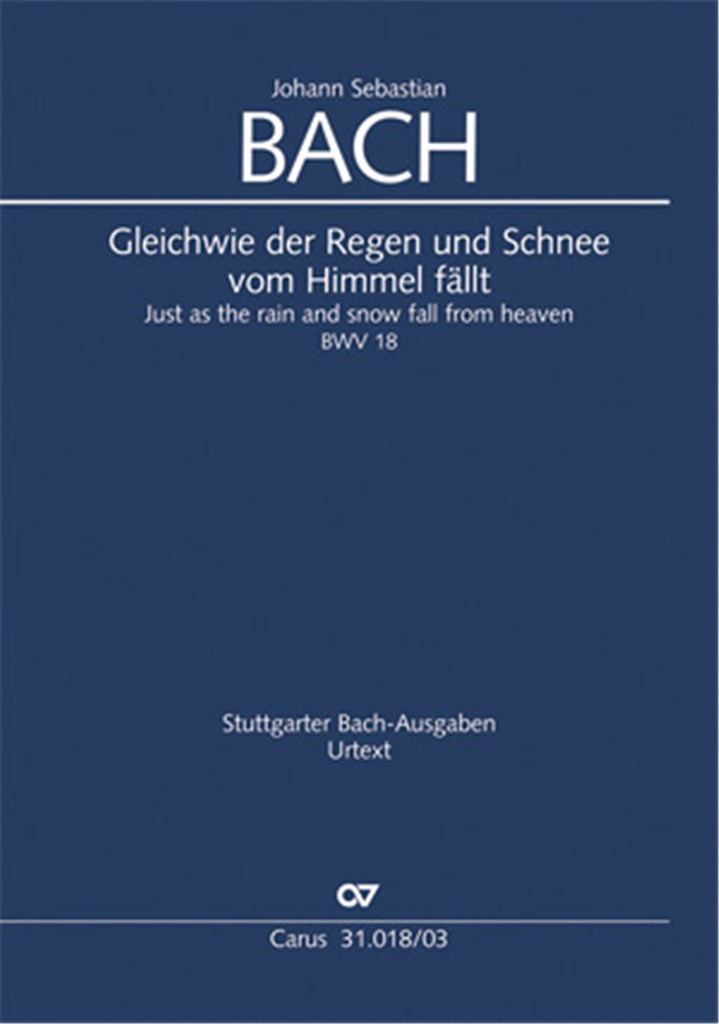 Gleichwie der Regen und Schnee vom Himmel fällt