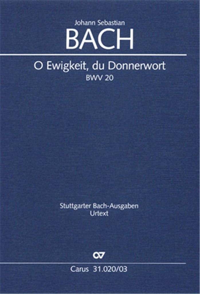 O Ewigkeit, du Donnerwort [I]
