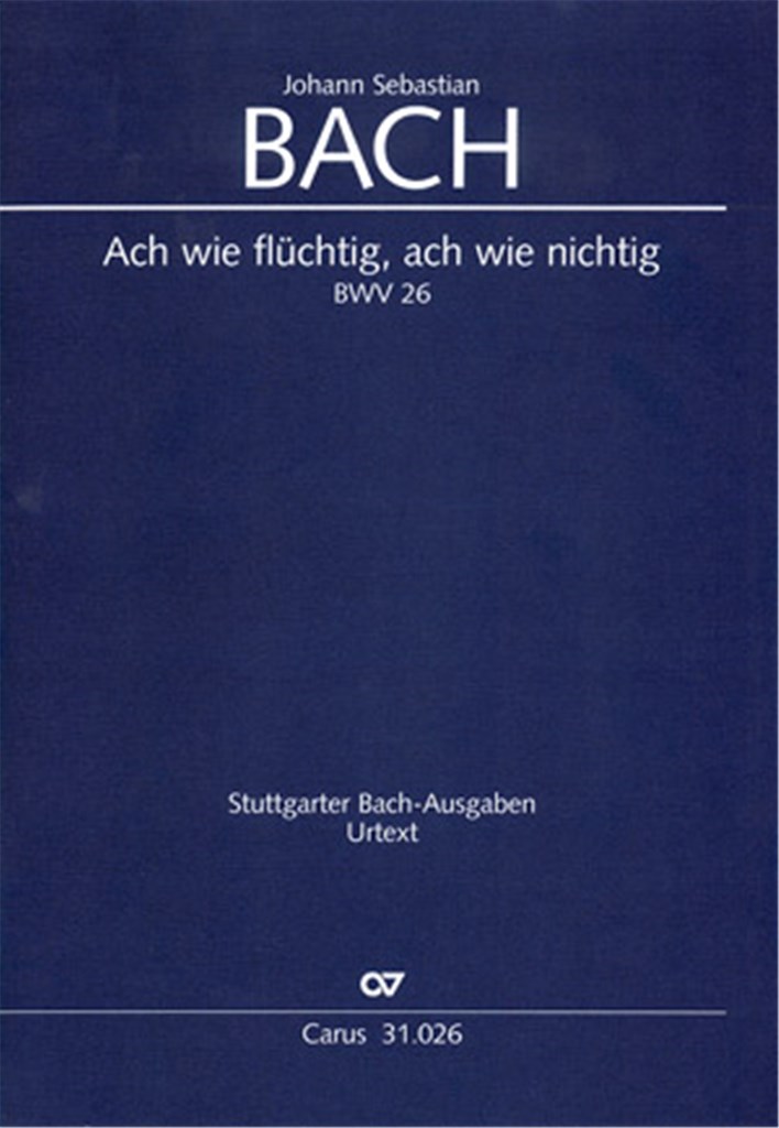 Ach wie flüchtig, ach wie nichtig