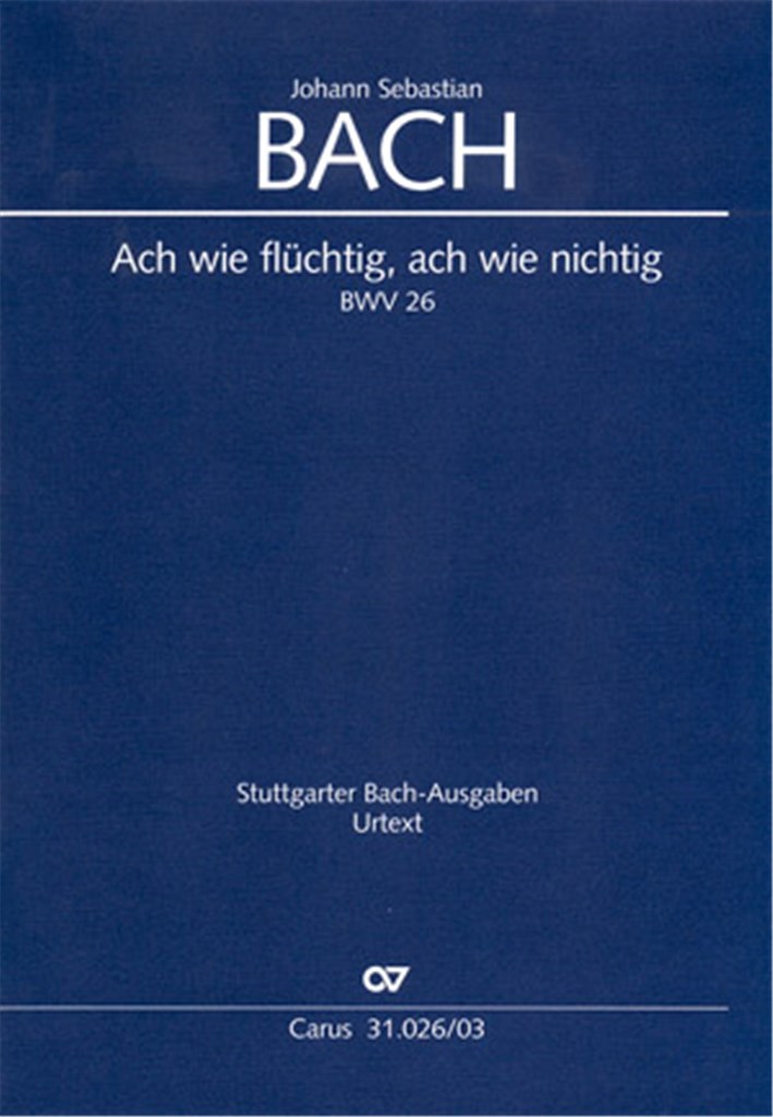 Ach wie flüchtig, ach wie nichtig