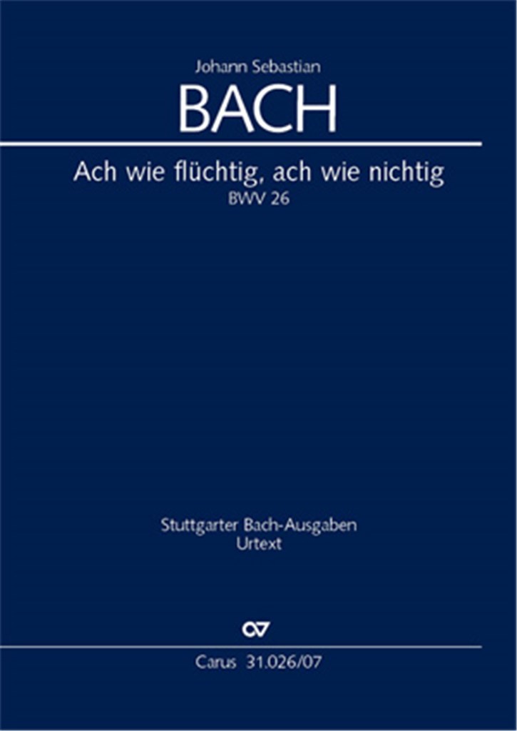 Ach wie flüchtig, ach wie nichtig