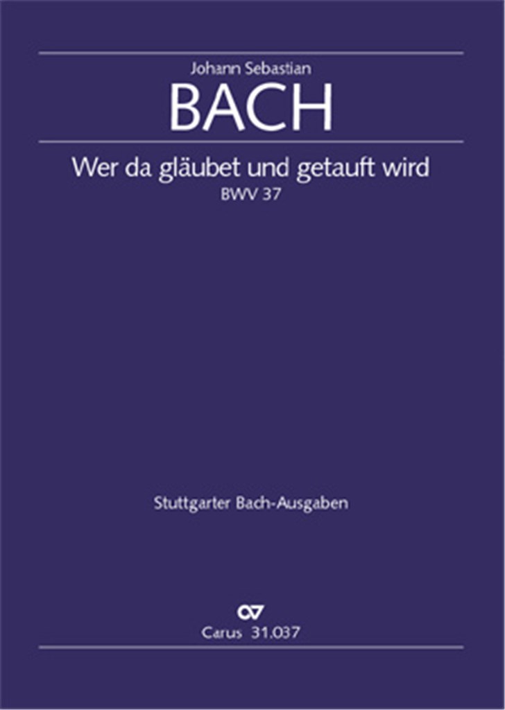 Wer da gläubet und getauft wird
