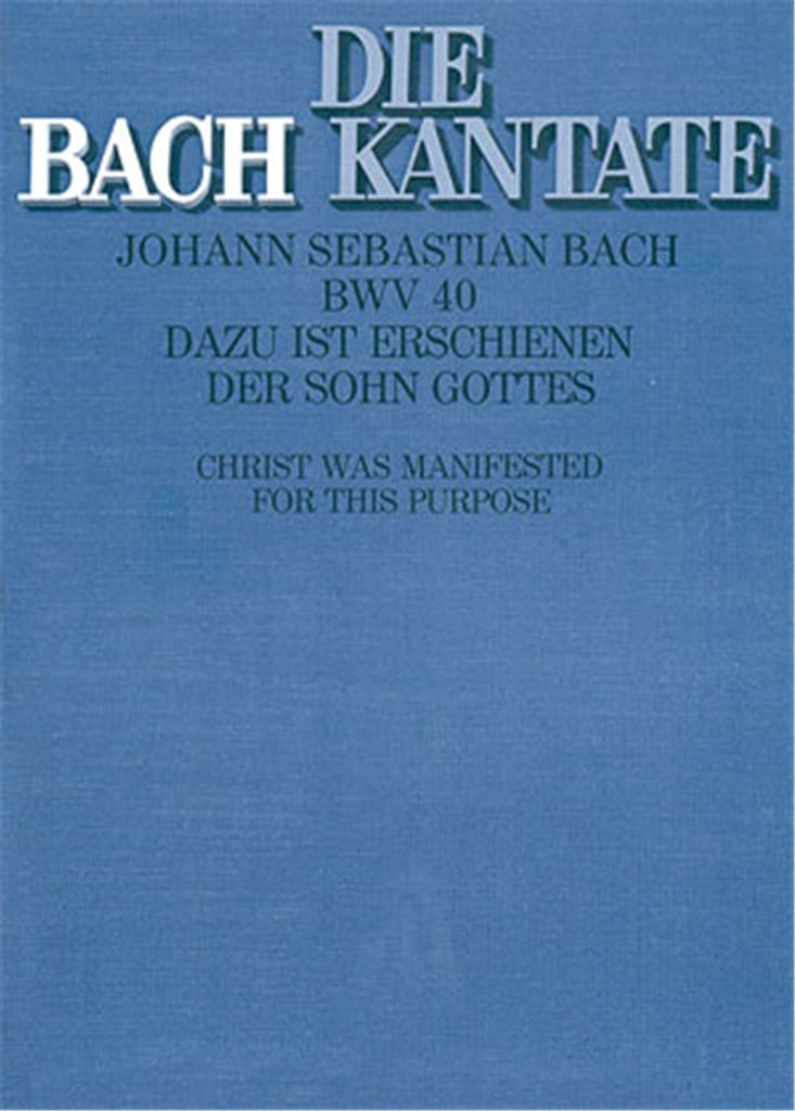 Dazu ist erschienen der Sohn Gottes
