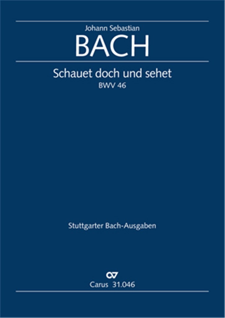 Schauet doch und sehet, ob irgend ein Schmerz sei
