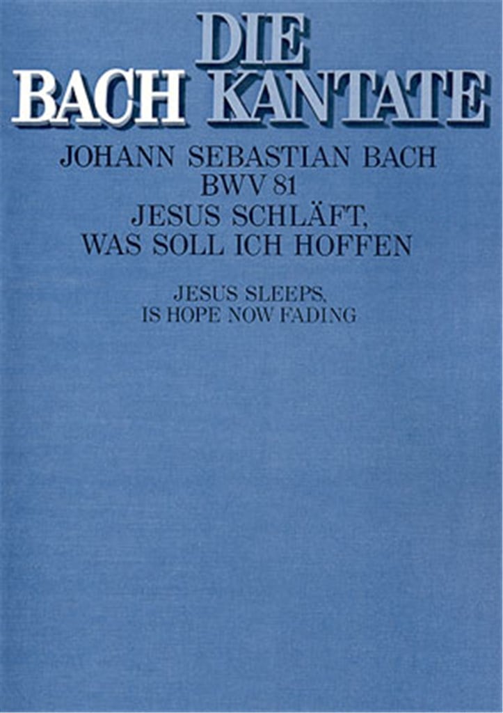 Jesus schläft, was soll ich hoffen