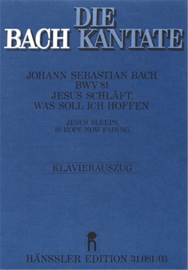 Jesus schläft, was soll ich hoffen