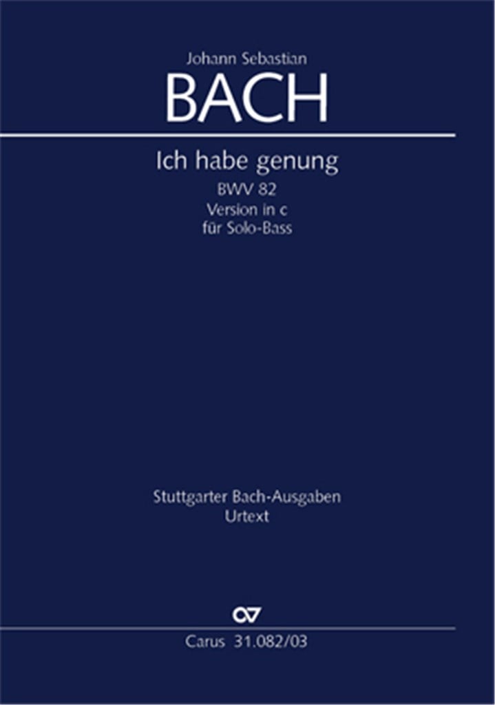 Ich habe genung [I]