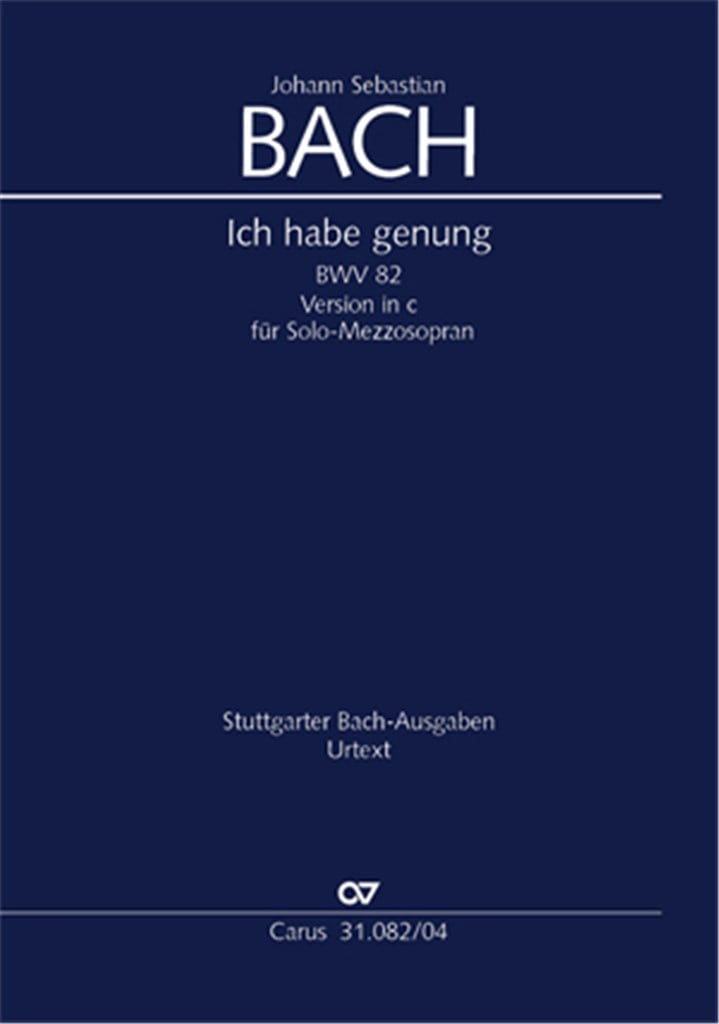 Ich habe genung [I]