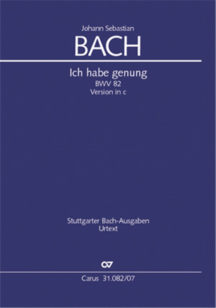 Ich habe genung [I]
