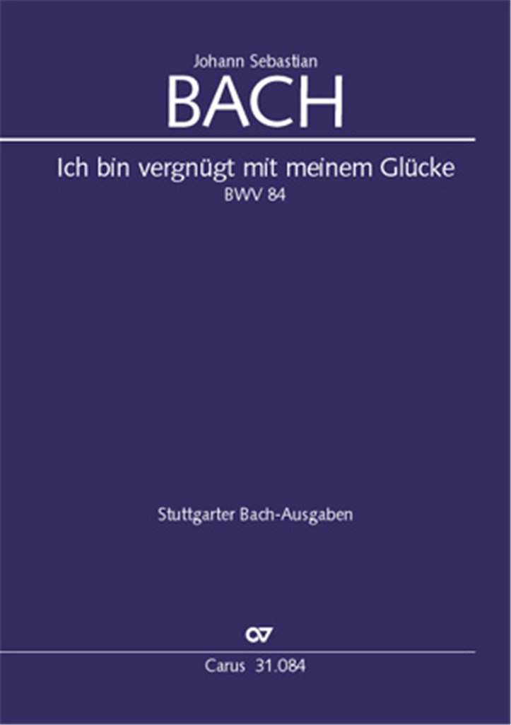 Ich bin vergnügt mit meinem Glücke
