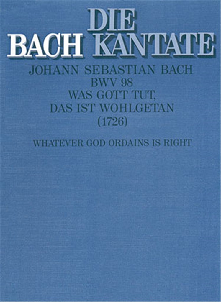 Was Gott tut, das ist wohlgetan [I]