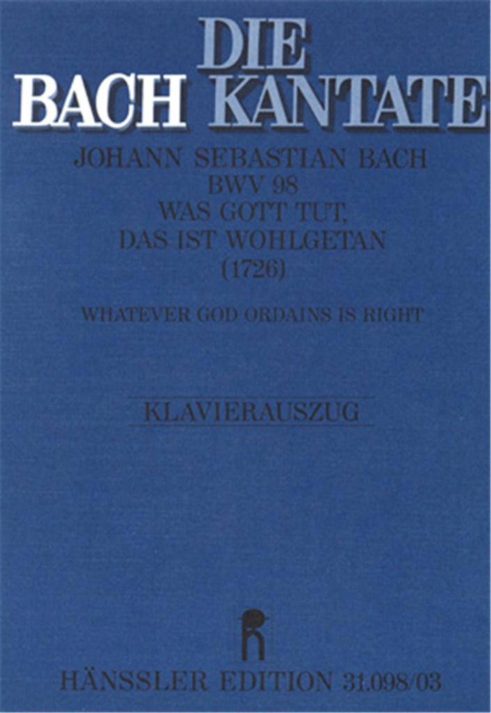 Was Gott tut, das ist wohlgetan [I]