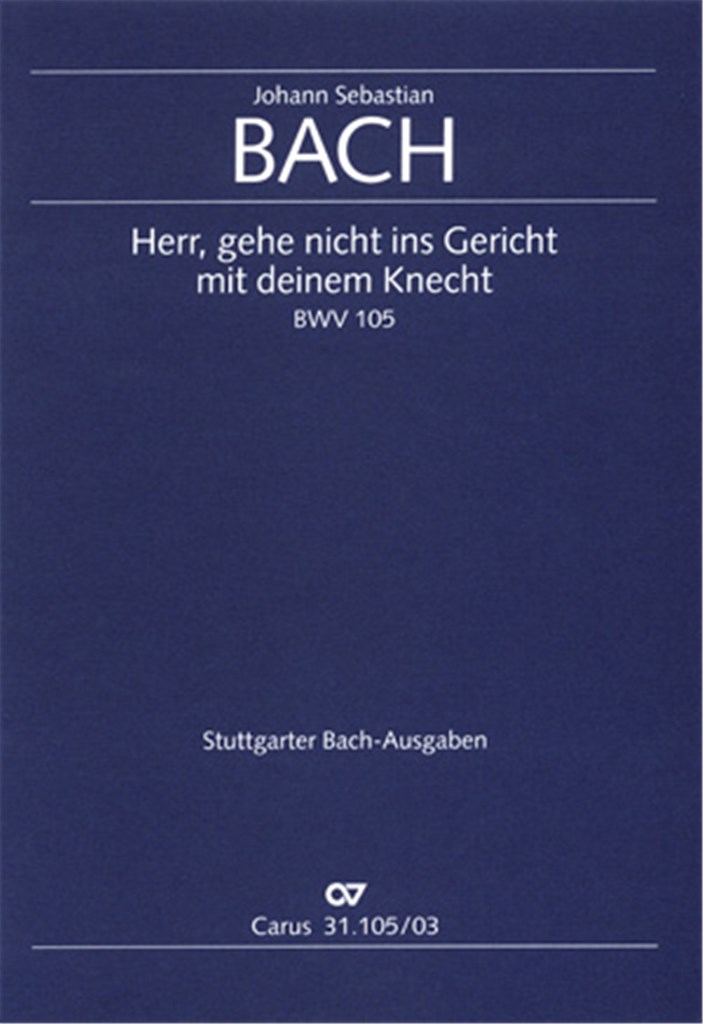 Herr, gehe nicht ins Gericht mit deinem Knecht