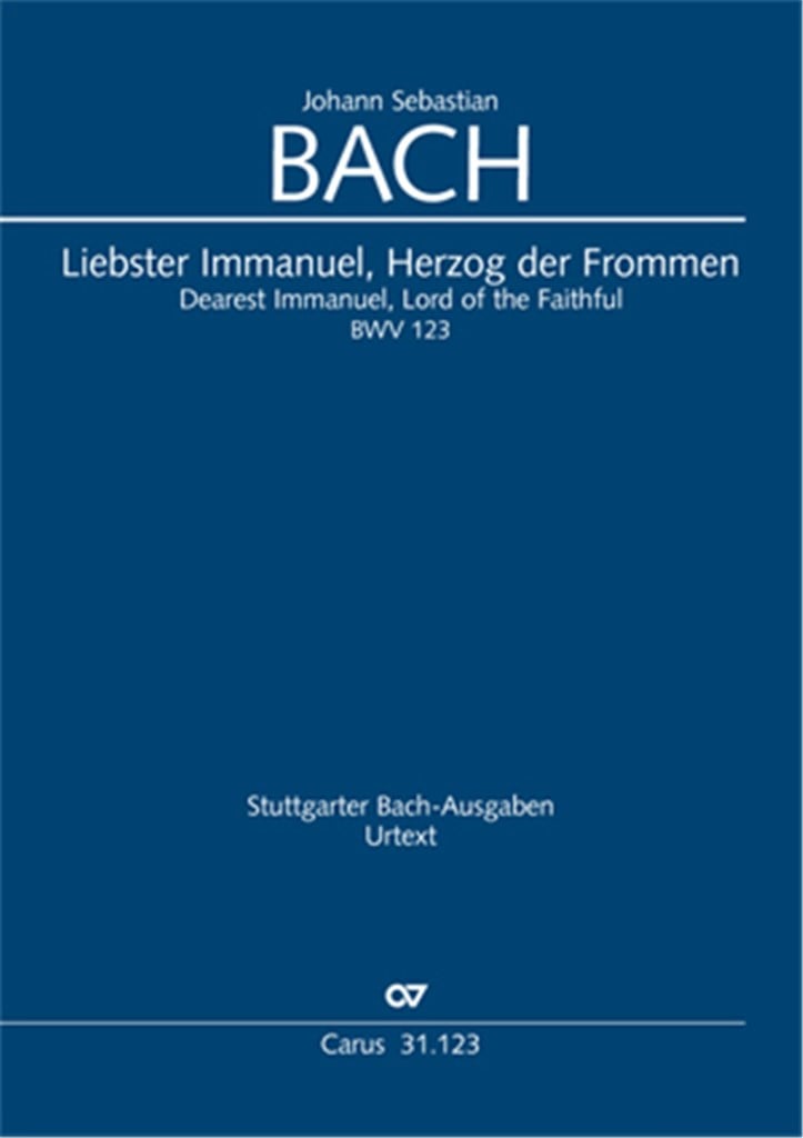 Liebster Immanuel, Herzog der Frommen