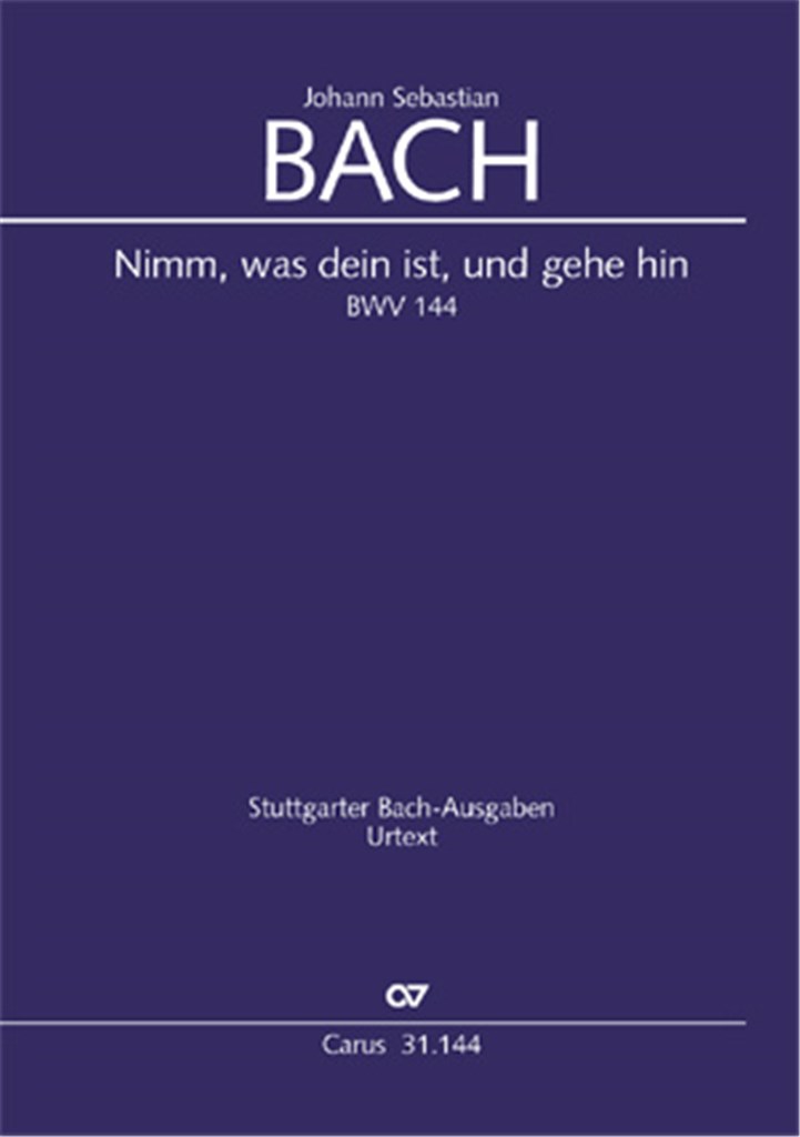 Nimm, was dein ist, und gehe hin
