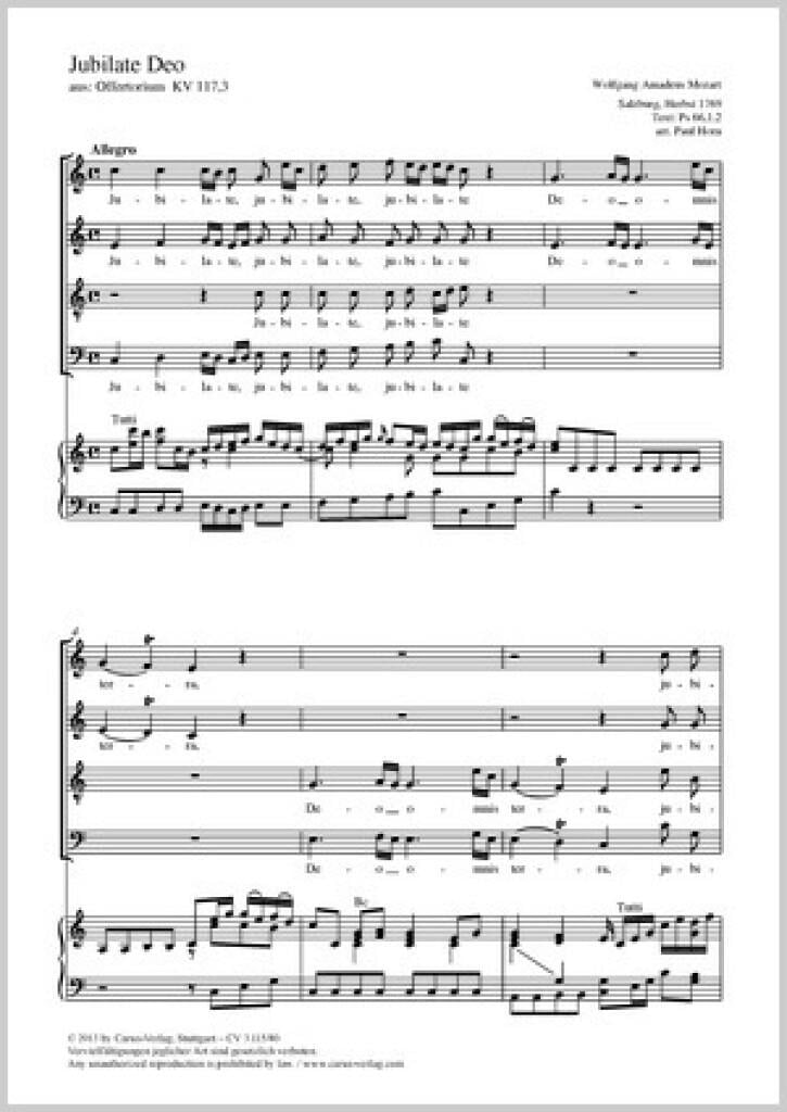 Jubilate Deo
