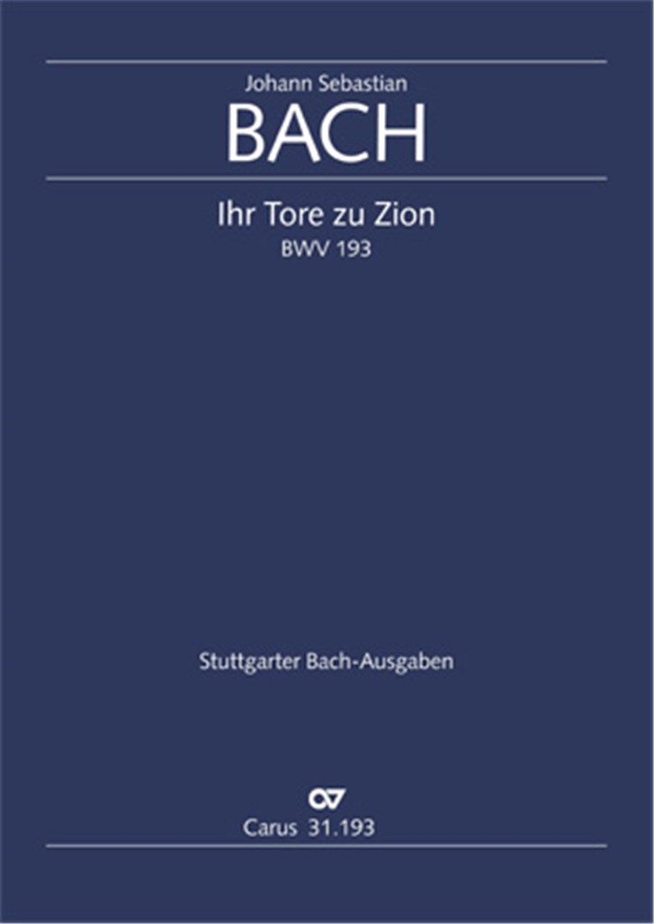 Ihr Tore zu Zion