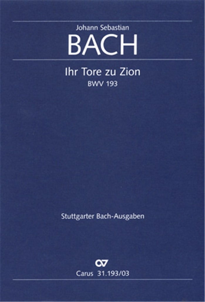Ihr Tore zu Zion