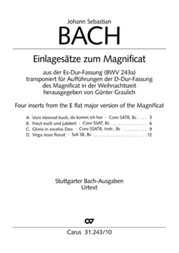 Einlagesätze zum Magnificat