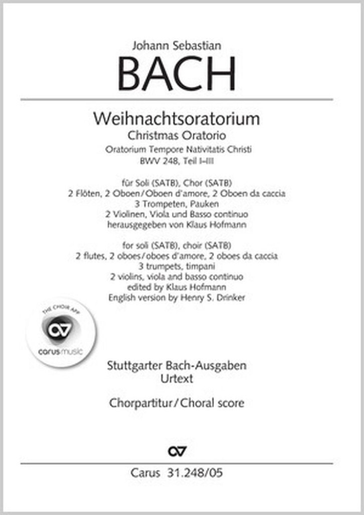 J. S. Bach: Weihnachtsoratorium, Teile I-III