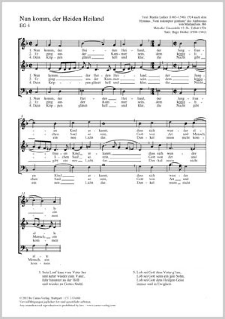 Nun komm, der Heiden Heiland