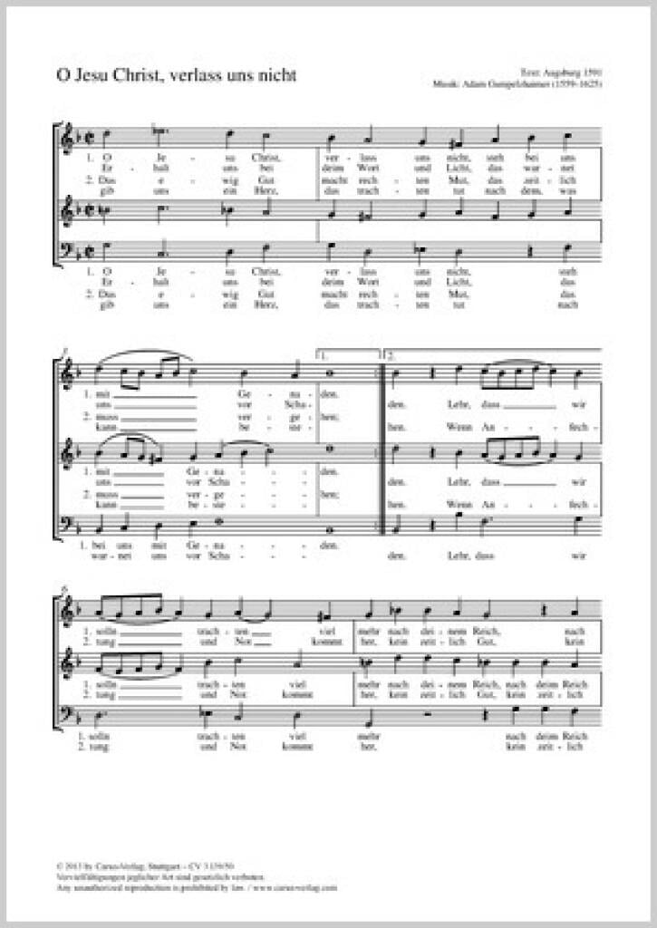 O Jesu Christ, verlass uns nicht