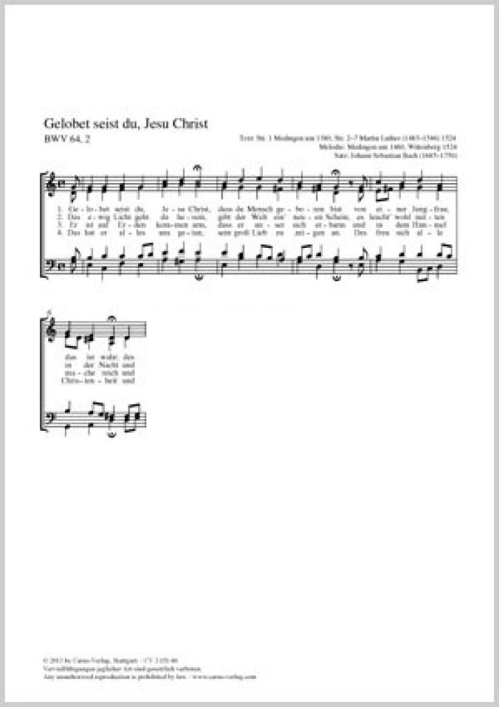 Gelobet seist du, Jesu Christ