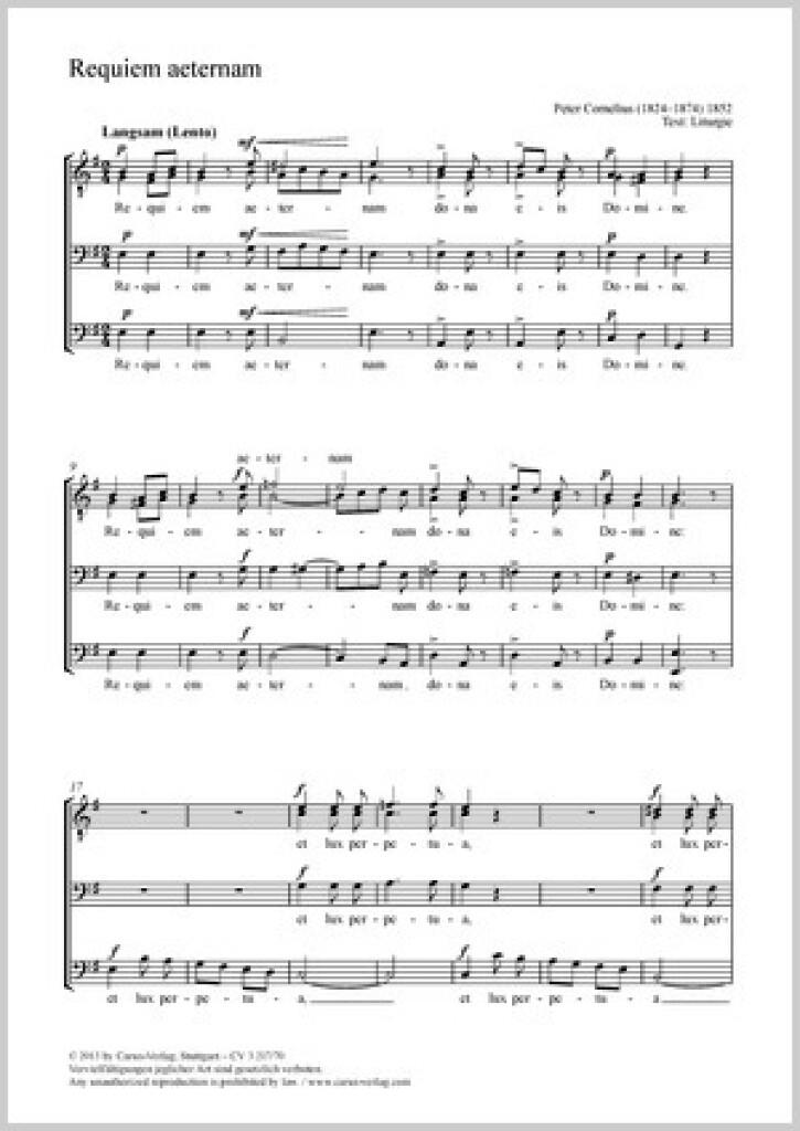 Requiem aeternam [Die ewige Ruhe gib ihnen]