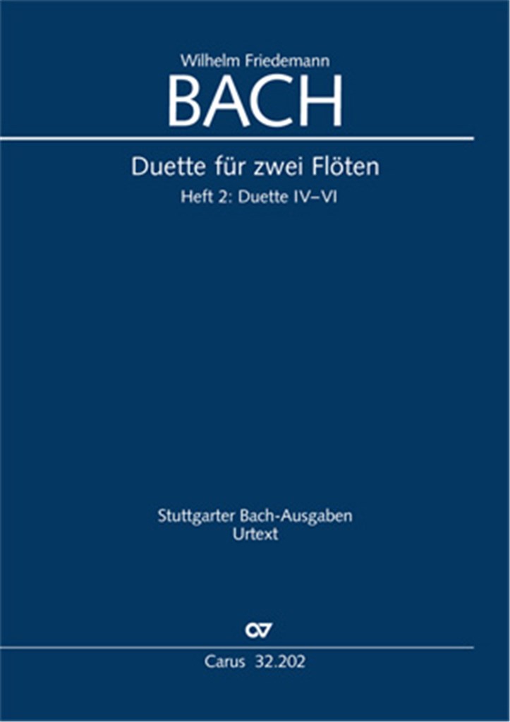 W. F. Bach: Duette für zwei Flöten
