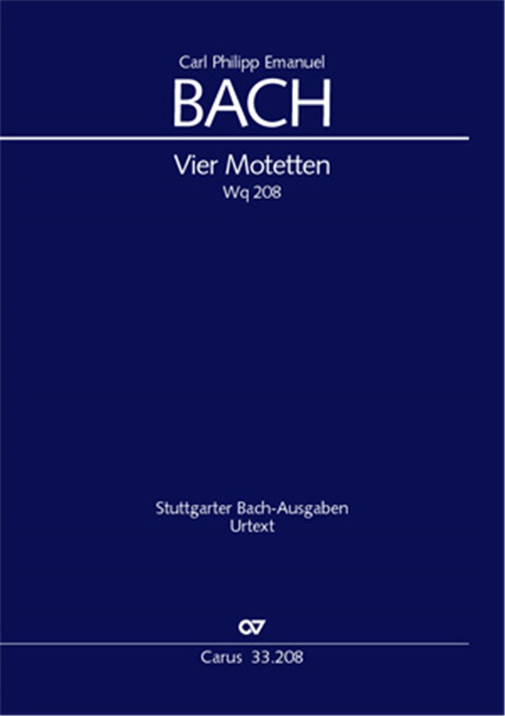 C.P.E. Bach: Vier Motetten