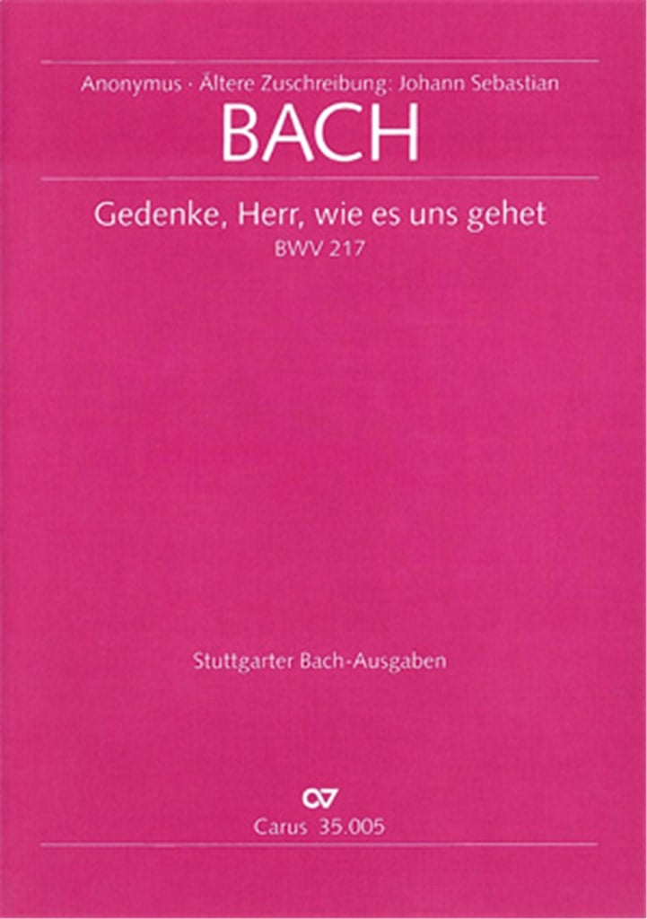 Gedenke, Herr, wie es uns gehet