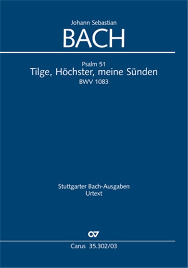 Tilge, Höchster, meine Sünden