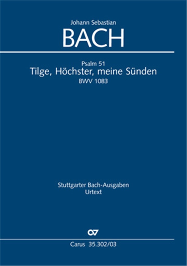 Tilge, Höchster, meine Sünden