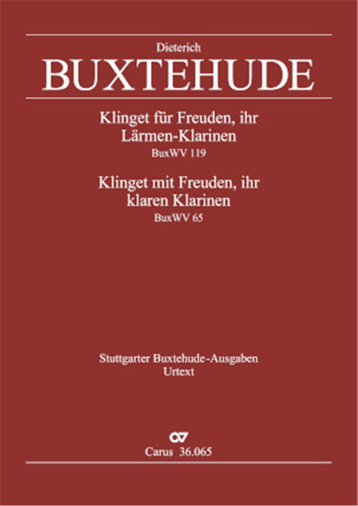 Klinget Für Freuden Ihr Lärmen Klarinen
