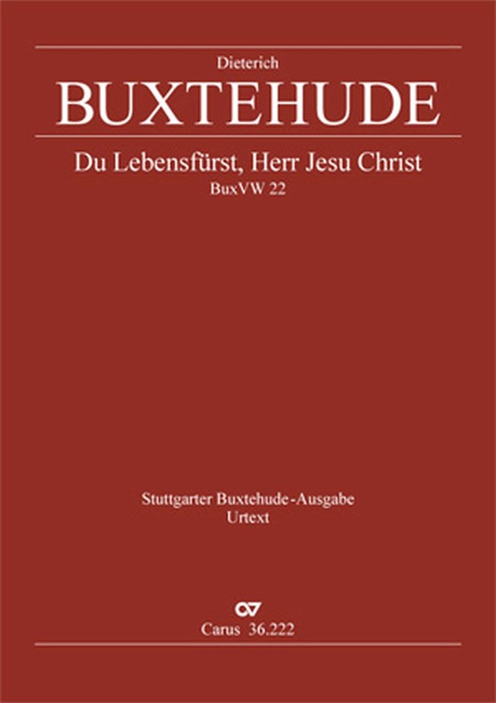 Du Lebensfürst, Herr Jesu Christ