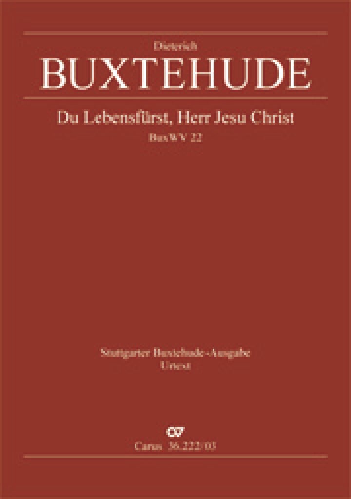 Du Lebensfürst, Herr Jesu Christ